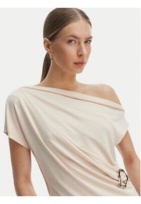 Rinascimento Bluzka CFC0128664003 Beżowy Regular Fit. Kolor: beżowy. Materiał: syntetyk #6