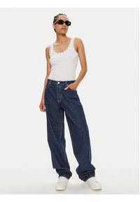 Calvin Klein Jeans Jeansy 90's J20J223891 Granatowy Straight Fit. Kolor: niebieski