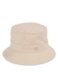 Calvin Klein Kapelusz Monogram Bucket K60K612913 Beżowy. Kolor: beżowy. Materiał: bawełna, materiał