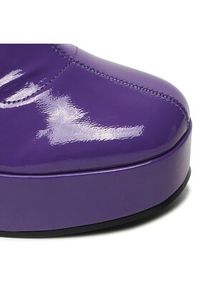 Jenny Fairy Kozaki GLOSSY-02KW Fioletowy. Kolor: fioletowy. Materiał: skóra #5
