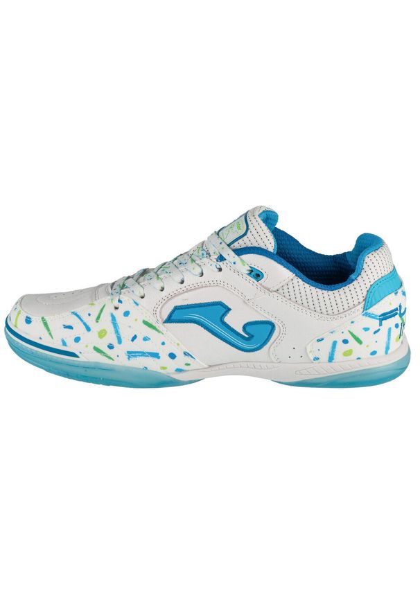 Joma - Buty halowe do piłki nożnej męskie, Top Flex 24 TOPW IN. Kolor: biały. Sport: piłka nożna