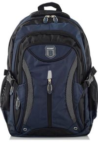 BAG STREET - Bag Street Plecak do Pracy Męski 20L Granatowy 67N. Kolor: niebieski. Styl: street #1