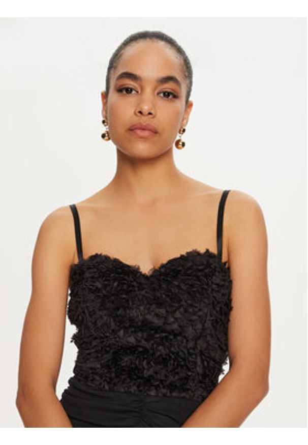 Rinascimento Sukienka koktajlowa CFC0121268003 Czarny Slim Fit. Kolor: czarny. Materiał: syntetyk. Styl: wizytowy