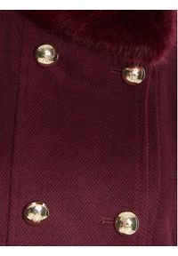 Rinascimento Płaszcz przejściowy CFC0125794003 Bordowy Regular Fit. Kolor: czerwony. Materiał: syntetyk #5