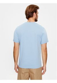 GANT - Gant T-Shirt Shield 2003184 Błękitny Regular Fit. Kolor: niebieski. Materiał: bawełna #5