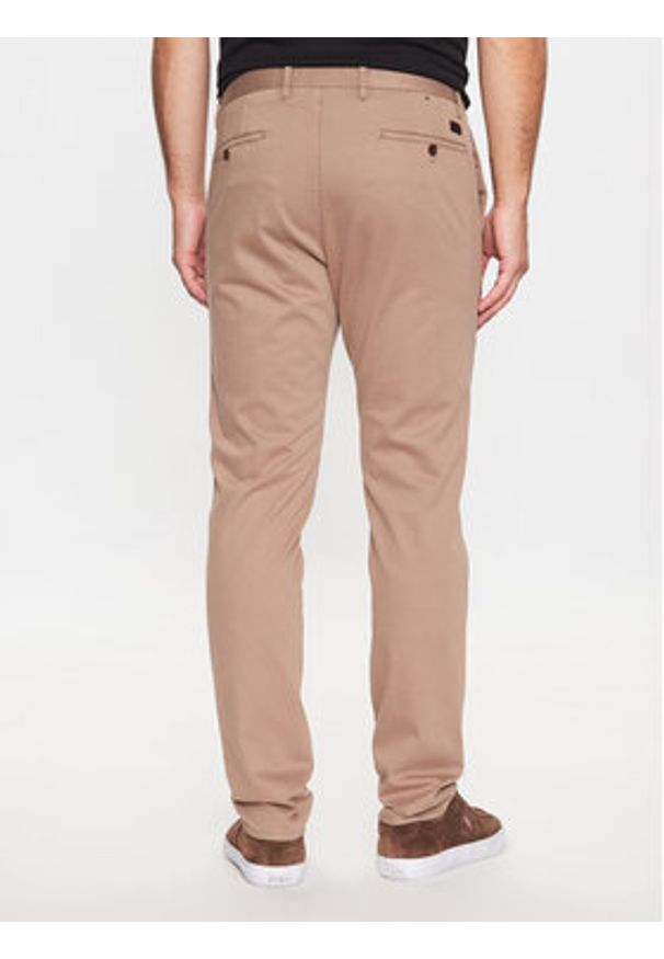 JOOP! Jeans Spodnie materiałowe 30025086 Beżowy Slim Fit. Kolor: beżowy. Materiał: bawełna