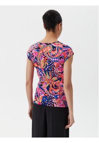 Morgan Bluzka 251-DPLAYA Kolorowy Regular Fit. Materiał: syntetyk. Wzór: kolorowy #3