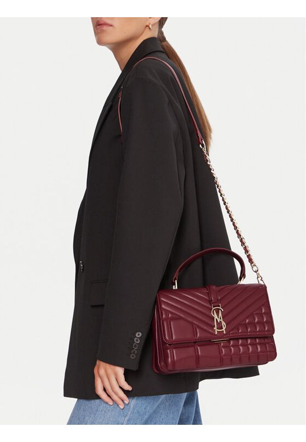 Steve Madden Torebka Bplais SM13001817 Bordowy. Kolor: czerwony. Materiał: skórzane