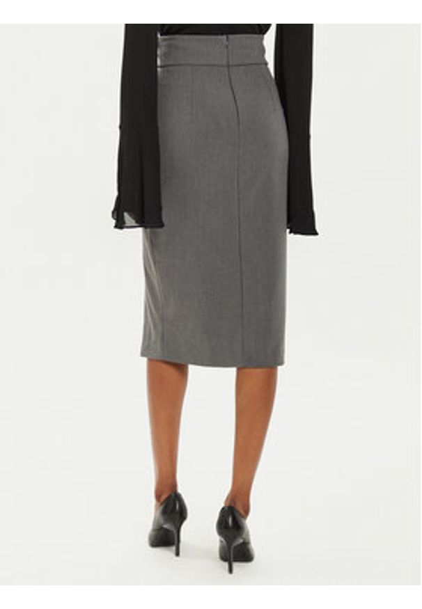 Rinascimento Spódnica midi CFC0119972003 Szary Slim Fit. Kolor: szary. Materiał: syntetyk
