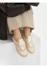 Guess Jeans Sneakersy EO-GJ2128 Beżowy. Kolor: beżowy. Materiał: skóra, zamsz #3