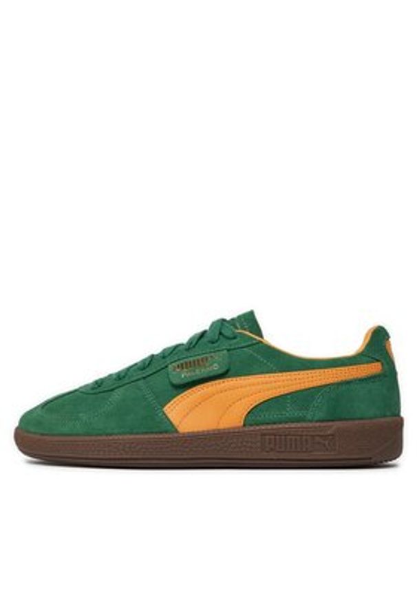 Puma Sneakersy Palermo 396463 05 Zielony. Kolor: zielony. Materiał: skóra