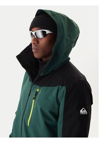 Quiksilver Kurtka snowboardowa Titano EQYTJ03513 Zielony Slim Fit. Kolor: zielony. Materiał: syntetyk. Sport: snowboard #3
