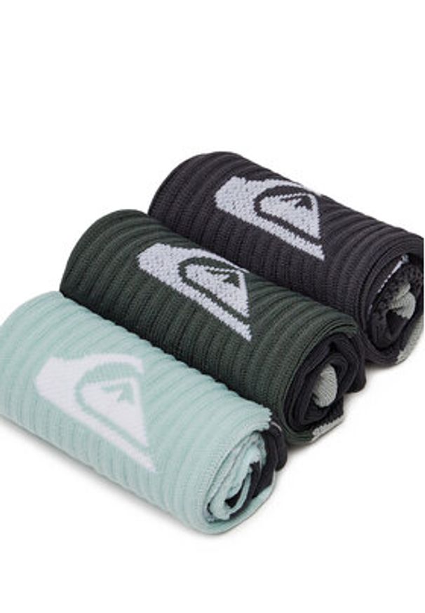 Quiksilver Skarpety AS_QUIKSILVER_103Z_SS25 (3-PACK) Zielony. Kolor: zielony. Materiał: nylon, materiał