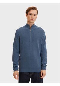 Tom Tailor Sweter 1032277 Niebieski Regular Fit. Kolor: niebieski. Materiał: bawełna #1