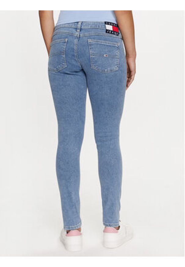 Tommy Jeans Jeansy Sophie DW0DW18237 Niebieski Skinny Fit. Kolor: niebieski