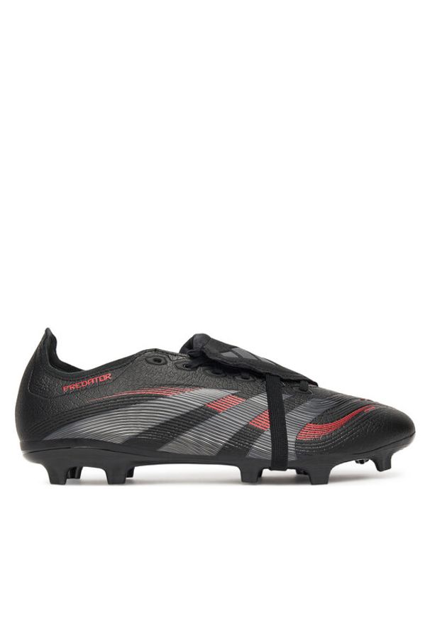 Adidas - adidas Buty do piłki nożnej Predator League Fold-Over TongueID1322 Czarny. Kolor: czarny. Materiał: skóra