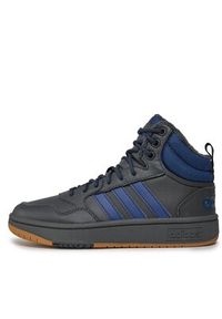 Adidas - adidas Sneakersy Hoops 3.0 Mid IF2635 Szary. Kolor: szary. Materiał: skóra #6