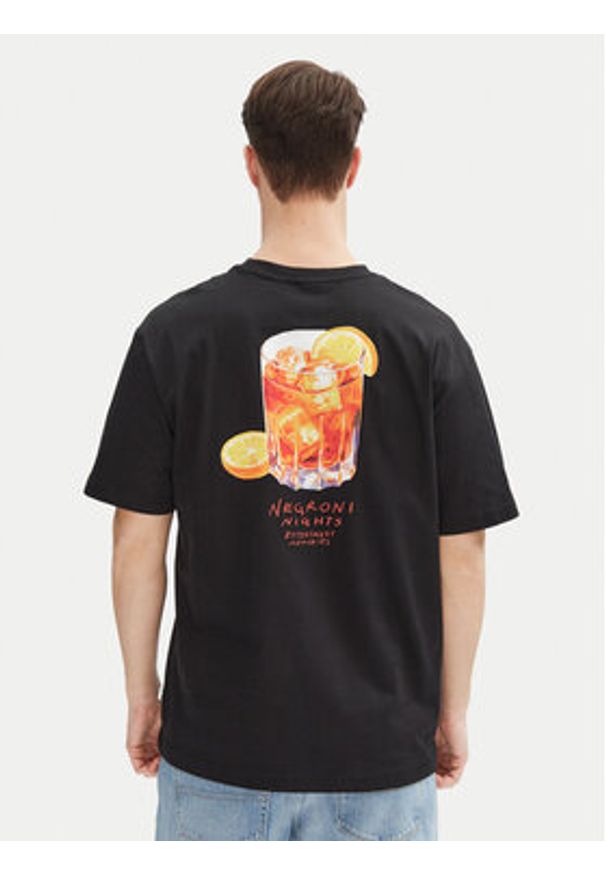 Only & Sons T-Shirt Spritz 22034398 Czarny Relaxed Fit. Kolor: czarny. Materiał: bawełna