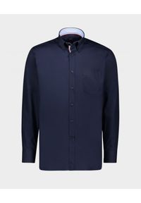 PAUL & SHARK - Granatowa bawełniana koszula. Okazja: na co dzień. Kolor: niebieski. Materiał: bawełna. Styl: klasyczny, casual #1