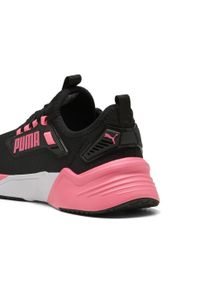 Puma - Buty do biegania unisex Retaliate 3 PUMA Black Sun Struck White Pink. Kolor: czarny, różowy, biały, wielokolorowy. Sport: bieganie