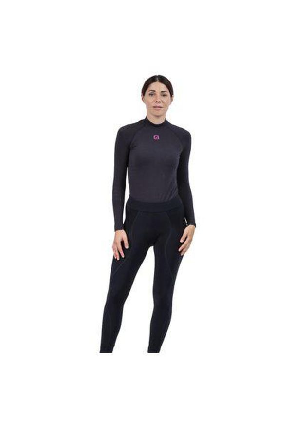 ALÉ CYCLING - Spodnie rowerowe damskie Alé Cycling Solid Essential. Kolor: czarny. Sport: kolarstwo