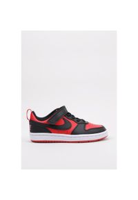 Buty do chodzenia dla dzieci Nike 600 Court Borough Low Recraft. Zapięcie: rzepy. Kolor: czerwony, wielokolorowy. Materiał: guma, materiał, syntetyk. Szerokość cholewki: normalna. Model: Nike Court. Sport: turystyka piesza