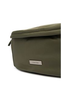 Calvin Klein Nerka Sleek Waistbag Sling LV04D3148G Zielony. Kolor: zielony. Materiał: skóra #5