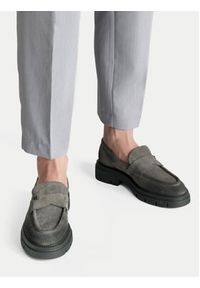 Gino Rossi Loafersy GRACE-I24-2637LM Szary. Kolor: szary. Materiał: skóra, zamsz #2