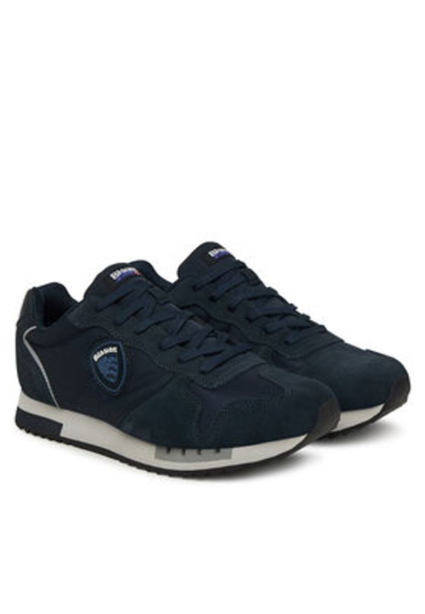 Blauer Sneakersy F5QUEENS05/MES Granatowy. Kolor: niebieski. Materiał: zamsz, skóra