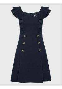 DKNY Sukienka koktajlowa DD2E1557 Granatowy Regular Fit. Kolor: niebieski. Materiał: syntetyk. Styl: wizytowy #3