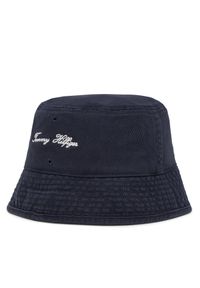 TOMMY HILFIGER - Kapelusz Tommy Hilfiger. Kolor: niebieski