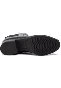 Geox Botki D Felicity G D94G1G 00043 C9999 Czarny. Kolor: czarny. Materiał: skóra #5