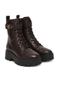 MICHAEL Michael Kors Trzewiki Mandy 40T5MAFE5L Brązowy. Kolor: brązowy. Materiał: skóra #4