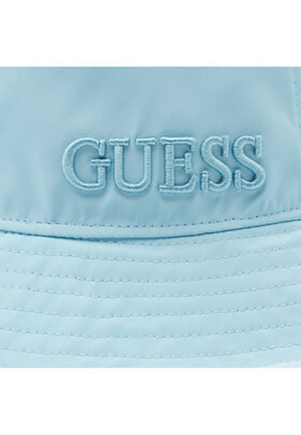 Guess Kapelusz Bucket AW8863 NYL01 Błękitny. Kolor: niebieski. Materiał: materiał
