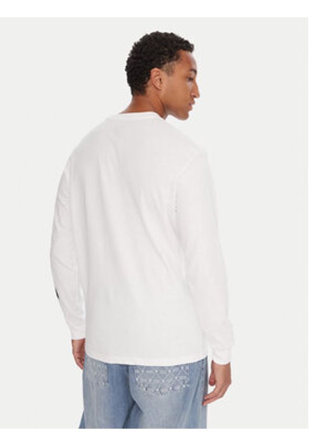 DC Shoes Longsleeve Slathletic EDYZT04357 Biały Heritage Fit. Kolor: biały. Materiał: bawełna. Długość rękawa: długi rękaw