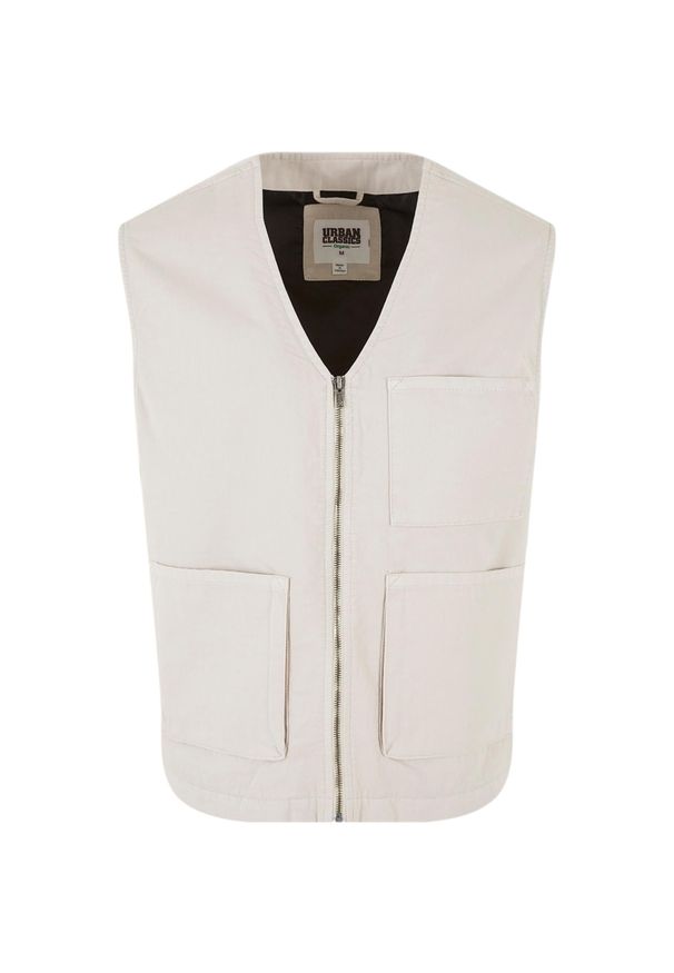 Kardigan z bawełny organicznej Urban Classics. Kolor: szary. Materiał: bawełna