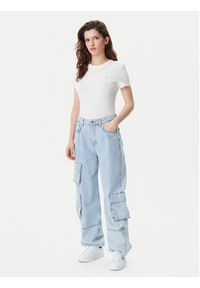 Tommy Jeans Komplet 2 t-shirtów DW0DW21366 Kolorowy Slim Fit. Materiał: bawełna. Wzór: kolorowy #11