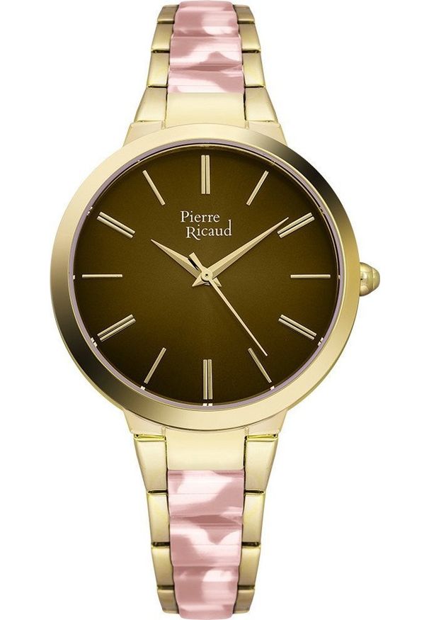 Zegarek Pierre Ricaud Zegarek damski Pierre Ricaud P22051.1C1GQ różowy. Kolor: różowy