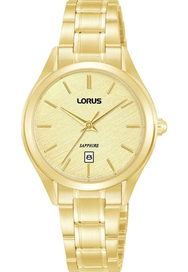 Zegarek Lorus Zegarek damski Lorus RJ294BX9 złoty. Kolor: złoty