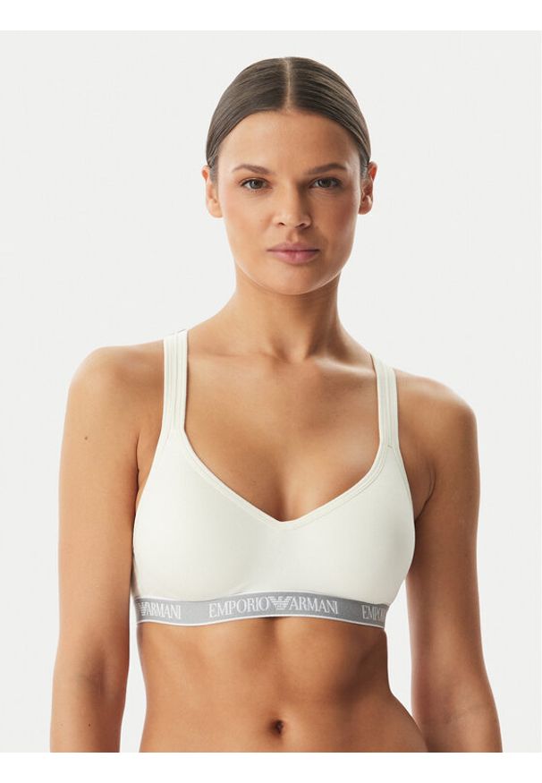 Emporio Armani Underwear Biustonosz sportowy EW000447 AF19026 U1131 Biały. Kolor: biały. Materiał: bawełna