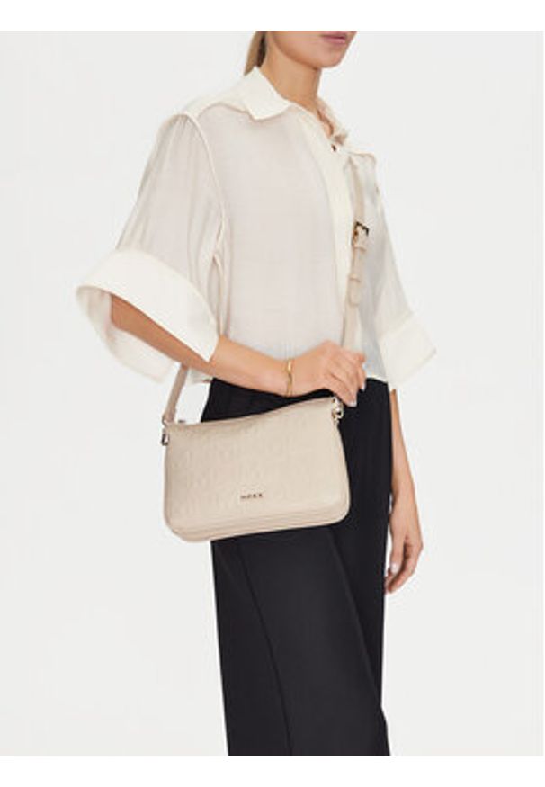 MEXX Torebka MEXX-S-013-07 Beżowy. Kolor: beżowy. Materiał: skórzane