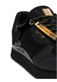 Replay - REPLAY Sneakersy GWS63.000.C0161S Czarny. Kolor: czarny. Materiał: skóra
