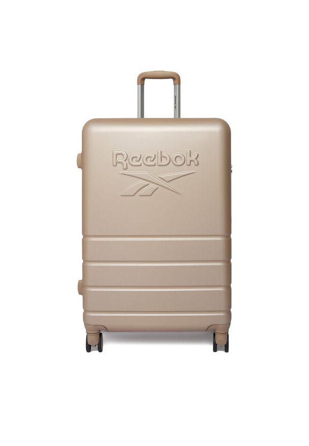 Walizka duża Reebok. Kolor: beżowy
