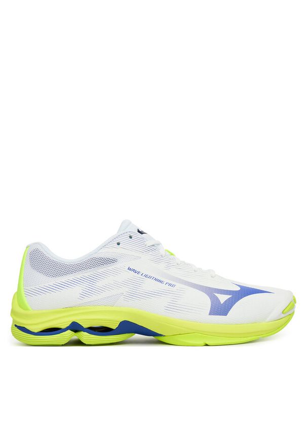 Buty halowe Mizuno. Kolor: biały. Model: Mizuno Wave