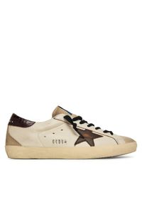 GOLDEN GOOSE Sneakersy Super-Star Classic With Spur GMF00102.F007553.10550 Beżowy. Kolor: beżowy. Materiał: skóra