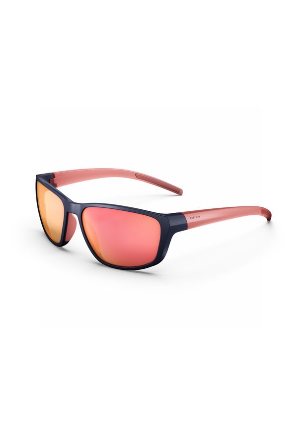 quechua - Okulary przeciwsłoneczne - MH550W - damskie - kategoria 3. Kolor: wielokolorowy, niebieski, różowy. Materiał: materiał