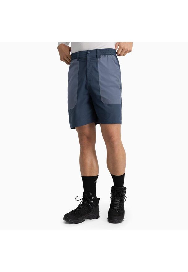 SIROKO - Męskie wodoodporne spodenki trekkingowe Siroko Range Blue. Kolor: niebieski. Sport: turystyka piesza