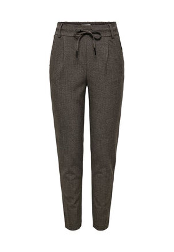 only - ONLY Spodnie materiałowe Poptrash 15330800 Szary Regular Fit. Kolor: szary. Materiał: syntetyk