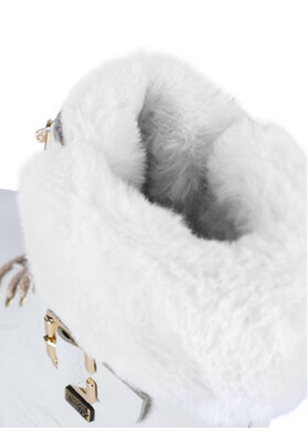 Remonte Trzewiki D8481-80 Biały. Kolor: biały. Materiał: skóra