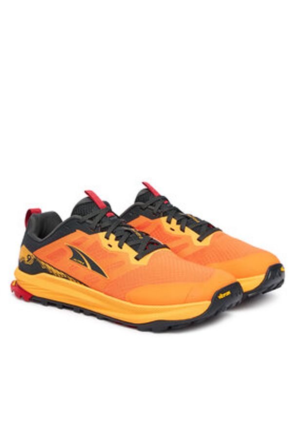 Altra Buty do biegania Lone Peak 9+ Wide AL0A85RG Pomarańczowy. Kolor: pomarańczowy. Materiał: materiał